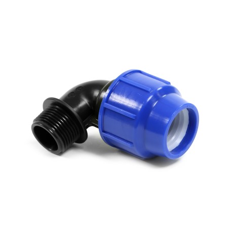 GOMITO MASCHIO 25X3/4 COMPRESSIONE