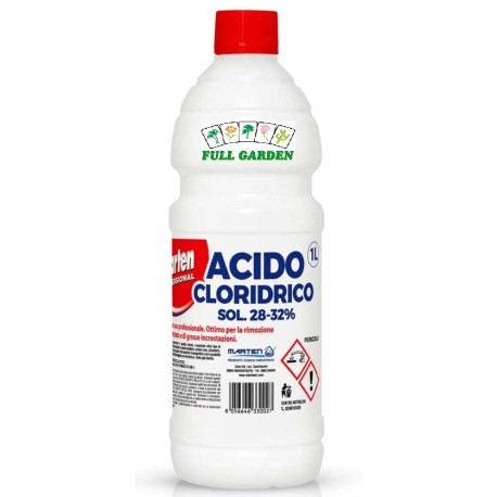 ACIDO CLORIDRICO 28/32% LT.1
