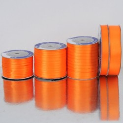 NASTRO RASO MM 6X100 MT ARANCIO