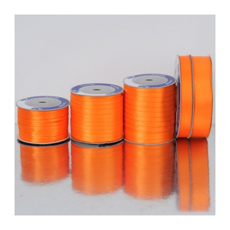 NASTRO RASO MM 6X100 MT ARANCIO