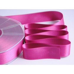 Nastro Doppio Raso Mt.50x25mm Fuxia