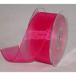 Shining Organza Mm25x50mt Fuxia