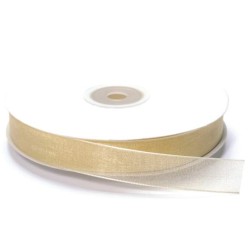 NASTRO ORGANZA MT.50 X 20MM CREMA