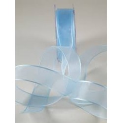 Nastro Organza 25yds X 5cm Celeste