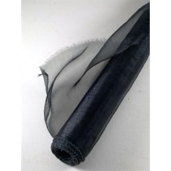 Rollo Deco Organza Cm48x10yds Black