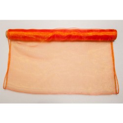 ROLLO DECO ORGANZA CM48X10YDS ORANGE