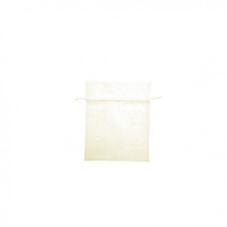 BUSTINA ORGANZA CM 7,5X10 CONF.10 PZ CREAM