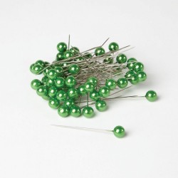 Corsage Pins 65x10mm 72pz Verde Mela