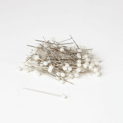 Corsage Pins 65x10mm 72pz White