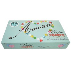 Confetti Amorini Al Cioccolato Kg.1 Celeste