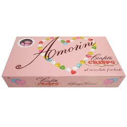 Confetti Amorini Al Cioccolato Kg.1 Rosa