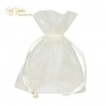 Bustina Organza C/tirante Raso Cm7,5x5 Crema