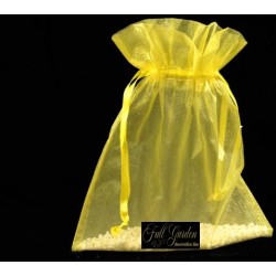 Bustina Organza Cm 7,5x10 Conf.10 Pz Yellow