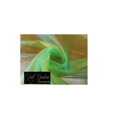 TESSUTO DECO ORGANZA MT.3X1,5 LIGHT GREEN