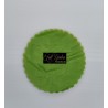 Velo Organza Smerlato Tondo Cm.23 50pz Verde