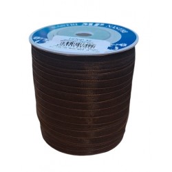 SHINING ORGANZA MM 5X200 MT DARK BROWN