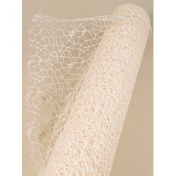 Polycotton Net Cm.48x5yds Ivory