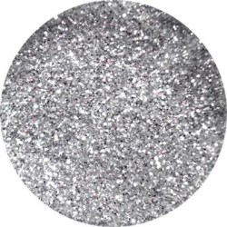 GLITTER POLIEST. GR 100 ARGENTO