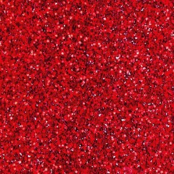 Glitter Poliest. Gr 100 Rosso