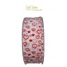 Nastro Cuori Mm40x40mt Bianco