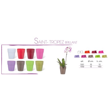 °°°VASO SAINT TROPEZ XS VERDE OLIVA CM.10,5X12