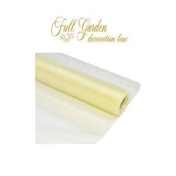 Rollo Deco Organza Cm48x10yds Cream