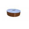 Nastro Doppio Raso Mt.50x25mm Brown
