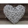 Cuore Rattan Da Append. D.10 Bianco