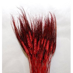 °°°grano Baffo Rosso Glitter 100pz