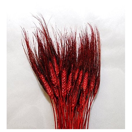 °°°GRANO BAFFO ROSSO GLITTER 100PZ