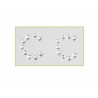 Clear Diam. Lettera (c) Stickers 25pz