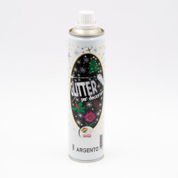 GLITTER SPRAY ARGENTO ML 300