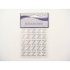 CLEAR DIAM. LETTERA (Z) STICKERS 25PZ