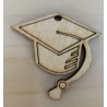 Tocco Laurea In Legno Naturale