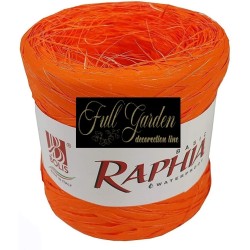 Raphia Basic Bicolore Arancio 200m