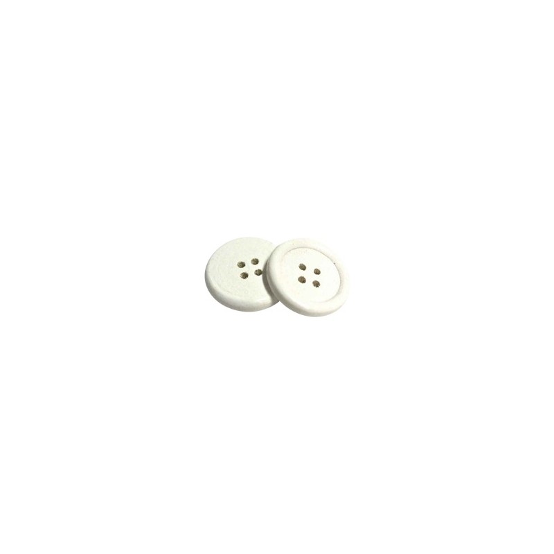 Bottoni Bianchi e Neri - 6 misure - 2 fori - Accessori per il cucito -  Prodotti e spediti dalla Spagna (Bianco, 15 mm)
