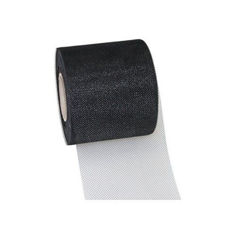 ROTOLO TULLE 100MT H12,5CM NERO