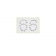Clear Diam.number 6 Stickers Pz.25