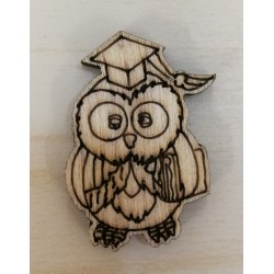 GUFETTO CON CAPPELLO IN LEGNO