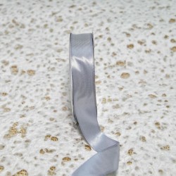 Nastro Doppio Raso Mt.50x16mm Silver