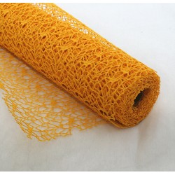 Polycotton Net Cm.48x5yds Giallo Ocra