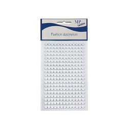 Pearl Mm6x247pcs Stickers Cm10x20,5 Opaque White