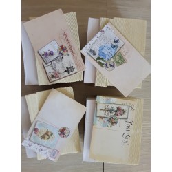 BIG. E BUSTE ASS. CARTOLINE POSTALI VINTAGE 100PZ