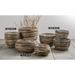 SET 2 CESTI NATURALE (M.G. DM.33 CM.27)  N16338