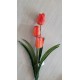 TULIP SPRAY X 3 50 CM - ORANGE SAME