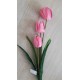 TULIP SPRAY X 3 50 CM - PINK SAME