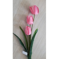 Tulip Spray X 3 50 Cm - Pink Same