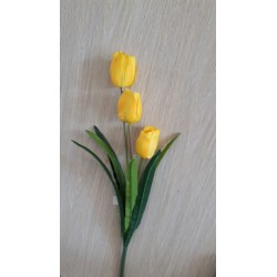 Tulip Spray X 3 50 Cm - Yellow Same