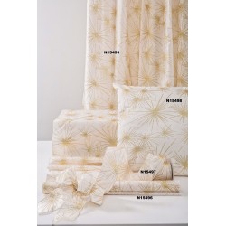 Rollo Faux Silk Cm.48 X 3,5mt Ivory/gold