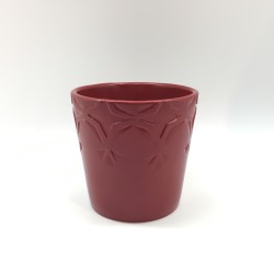 Vaso Stella Rosso D.12,5 H11,5